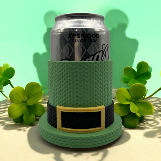 'Knitted' Leprechaun Hat Drinking Koozie